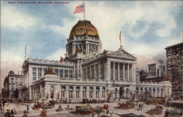 New Postoffice Building Chicago Illinois