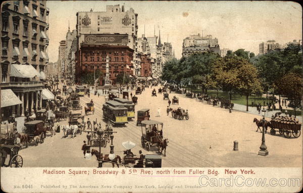 Madison Square; Broadway & 5th Ave New York City