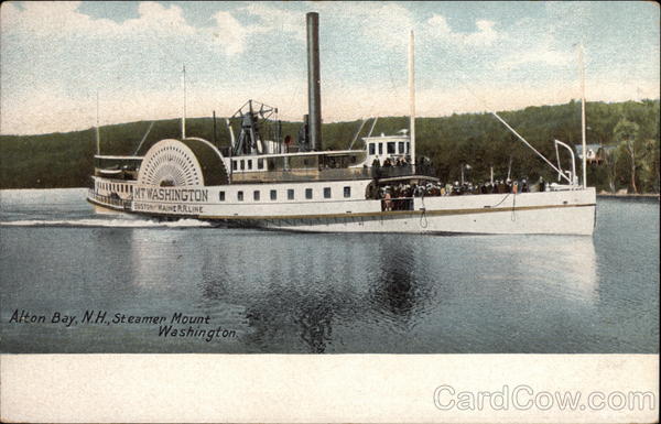Steamer, Mount Washington Alton Bay New Hampshire