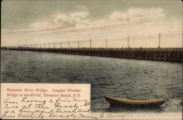 Hampton River Bridge Hampton Beach New Hampshire