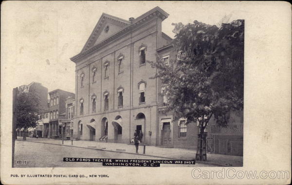 Old Ford's Theatre where Presiden Lincoln was shot Washington District of Columbia