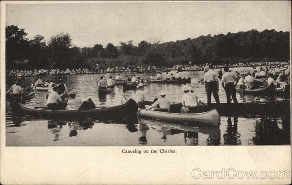 Canoeing on the Charles Boston Massachusetts