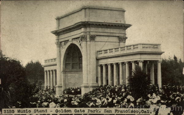 Music Stand, Golden Gate Park San Francisco California