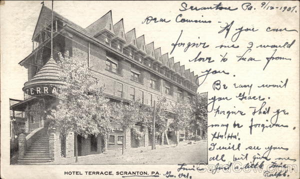Hotel Terrace Scranton Pennsylvania