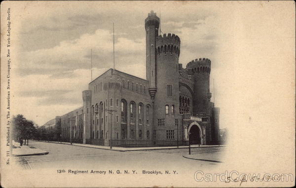 13th Regiment Armory N. G. N. Y Brooklyn New York