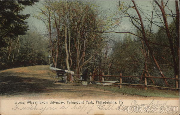 Wissahickon Driveway, Fairmount Park Philadelphia Pennsylvania