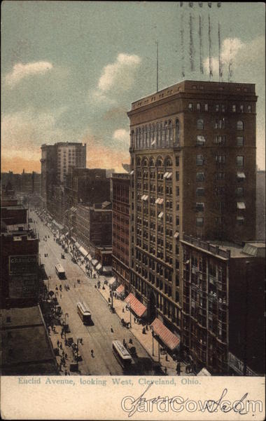 Euclid Avenue, Looking West Cleveland Ohio