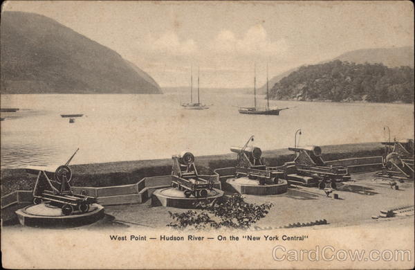 West Point - Hudson River - On the New York Central