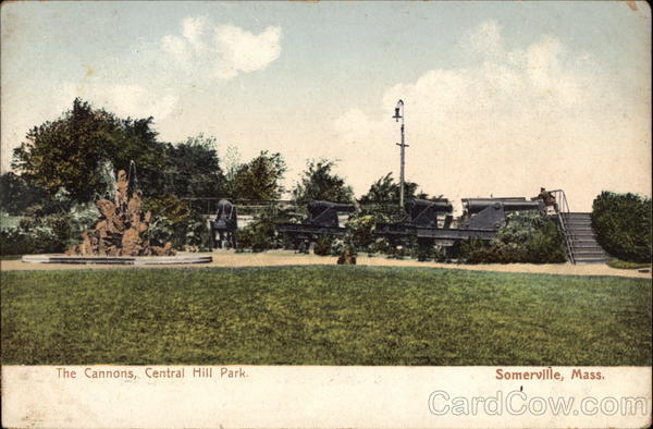 The Cannons, Central Hill Park Somerville Massachusetts