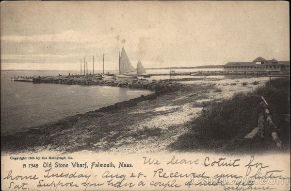 Old Stone Wharf Falmouth Massachusetts