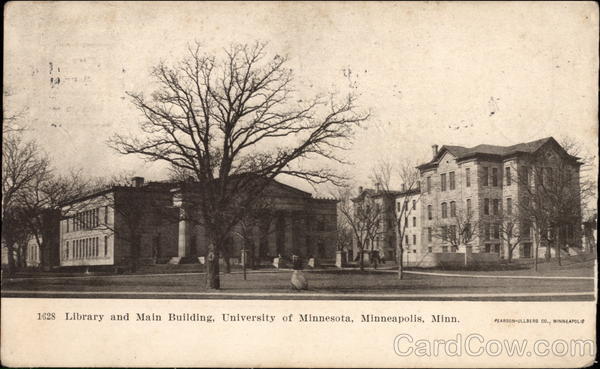 Library and Main Building, University of Minnesota Minneapolis