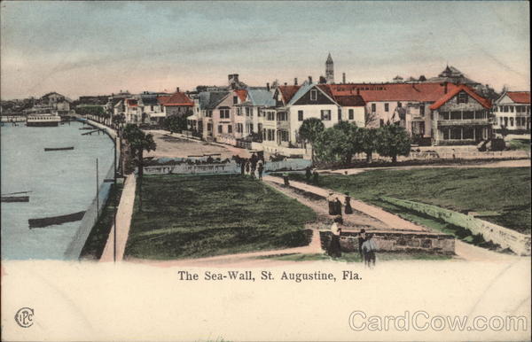 The Sea-Wall St. Augustine Florida
