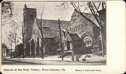 Church of the Holy Trinity West Chester, PA Postcard Postcard