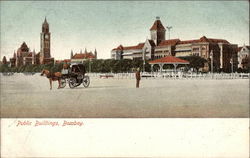 Public Buildings Mumbai, India Postcard Postcard