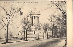 Soldiers and Sailors Monument New York City, NY Postcard Postcard