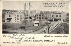 The Garlock Packing Company Palmyra, NY Postcard Postcard
