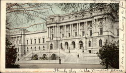 Entrance Pavilion, Library of Congress Washington, DC Washington DC Postcard Postcard