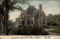 Fogg Library Postcard