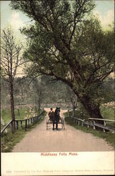 Horse and Rider, Middlesex Fells Postcard