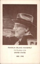 Franklin Delano Roosevelt, 31st President of the United States Postcard