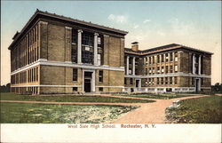 West Side High School Rochester, NY Postcard Postcard