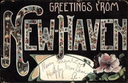 Greetings from New Haven Connecticut Postcard Postcard