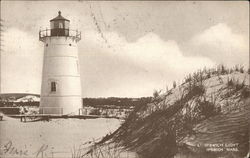 Ipswich Light House Massachusetts Postcard Postcard