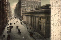 La Salle Street Looking North from Jackson Boulevard Chicago, IL Postcard Postcard