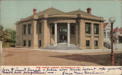Public Library Postcard