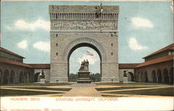 Memorial Arch, Stanford University Postcard