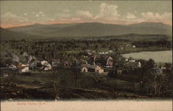 Bird's Eye View of Centre Harbor New Hampshire Postcard Postcard