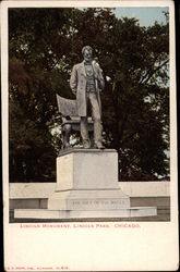 Lincoln Monument, Lincoln Park Postcard
