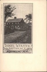 Daniel Webster's Birthplace Franklin, NH Postcard Postcard