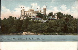 Casco Castle from the Sea Postcard