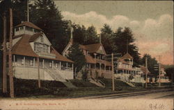 G. A. R. Buildings Weirs Beach, NH Postcard Postcard