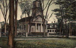 Universalist Church Foxboro, MA Postcard Postcard