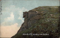 Old Man of the Mountain Postcard