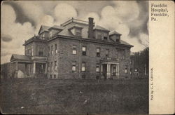 Franklin Hospital Pennsylvania Postcard Postcard