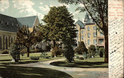 View of Grounds at Notre Dame South Bend, IN Postcard Postcard