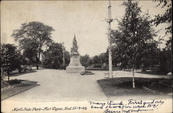 North Side Park Fort Wayne, IN Postcard Postcard