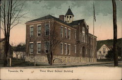 Third Ward School Building Towanda, PA Postcard Postcard