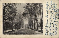Main Street South from Lombard Postcard