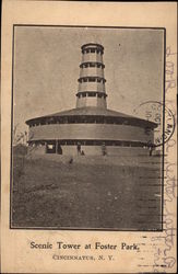Scenic Tower at Foster Park Cincinnatus, NY Postcard 