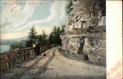 The Turn O' Rocks Athens, PA Postcard Postcard