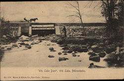 6th Lake Dam Inlet, NY Postcard Postcard
