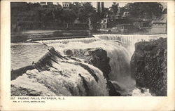 Passaic Falls Paterson, NJ Postcard Postcard