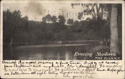 Evening Shadows Pine Bush, NY Postcard Postcard