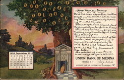 Union Bank of Media Postcard