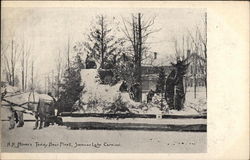 H. H. Miner's Teddy Bear Float, Saranac Lake Carnival Franklin, NY Postcard Postcard