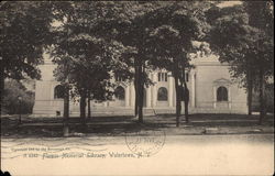 Flower Memorial Library Watertown, NY Postcard Postcard